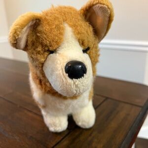 Douglas Brown and Cream Stuffed Corgi Toy plush- The Cuddle Toy